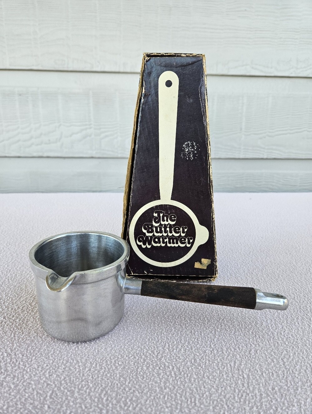 MCM Alfred Knobler The Butter Warmer Melter Aluminum Rosewood Japan